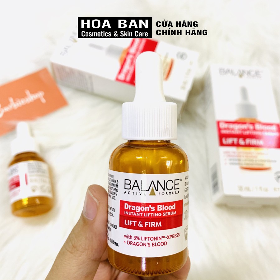 Serum Nâng Cơ, Phục Hồi Da Tinh Chất Cây Máu Rồng Balance Active Formula Dragon's Blood Instant Lifting 30ml