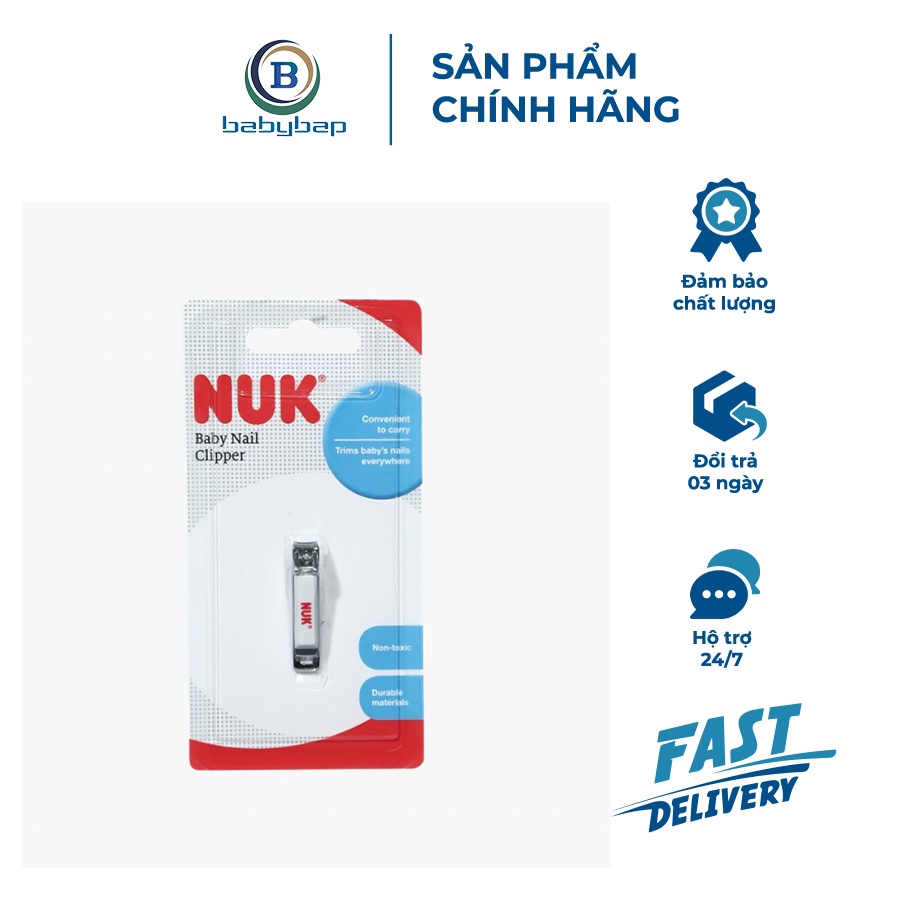 Bấm Móng Tay Sơ Sinh NUK Dành Cho Trẻ Từ 0 Tháng Tuổi