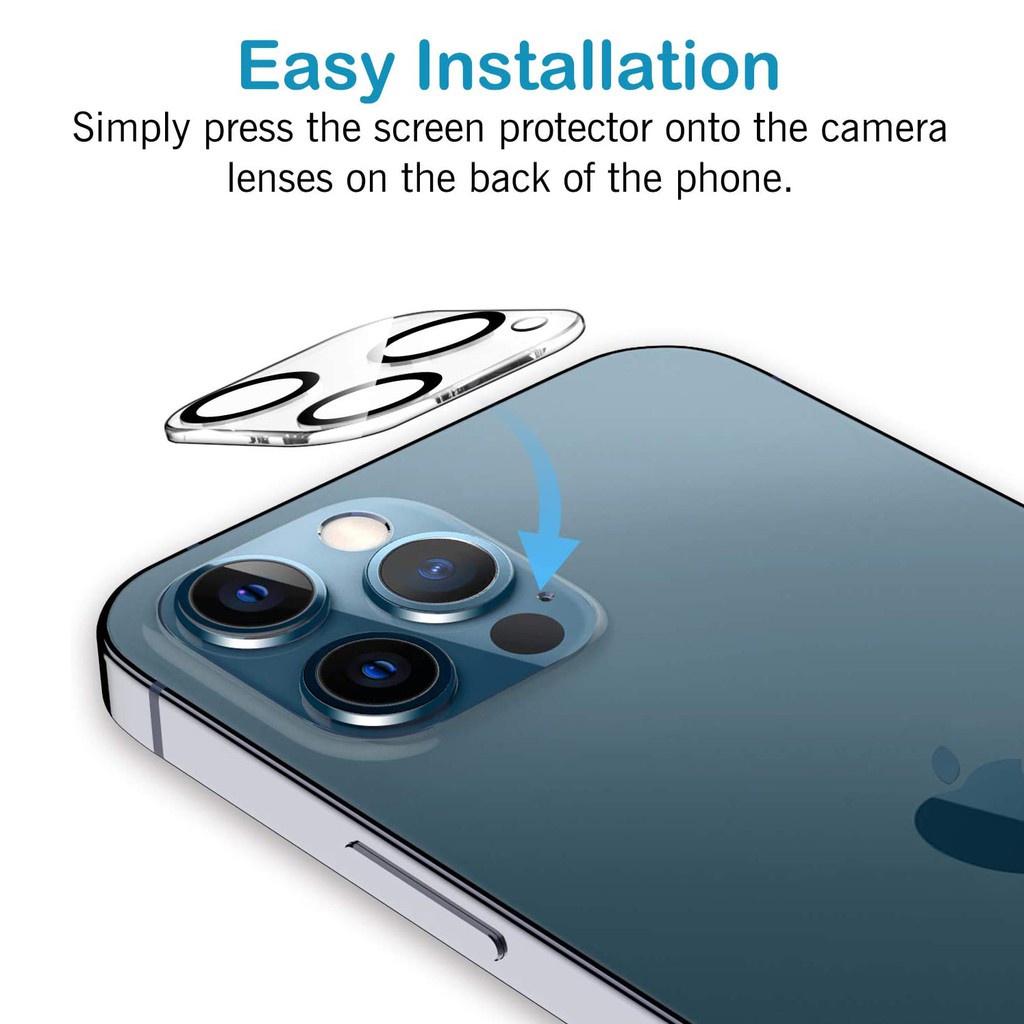 Kính Cường Lực HD 9D Bảo Vệ Ống Kính Máy Ảnh Cho iPhone 14 / Pro Max / 14 Plus iPhone 11 / 12 / 13 Pro Max / 12 Mini / 13 Mini