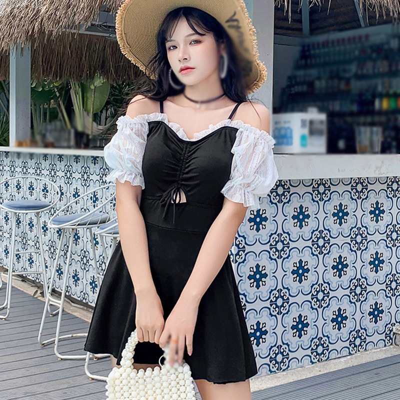 Đầm Hai Dây Dáng Ôm Phối Lưới Quyến Rũ Thời Trang Cho Nữ