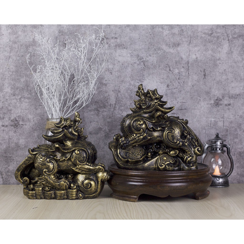 ☘️ Cặp Tỳ Hưu phong thủy tài lộc và may mắn 20cm nặng 3.5 kg.