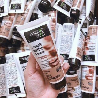 Tẩy tế bào chết da mặt organic shop
