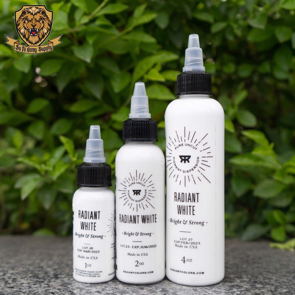 Mực xăm tattoo màu trắng Radiant White