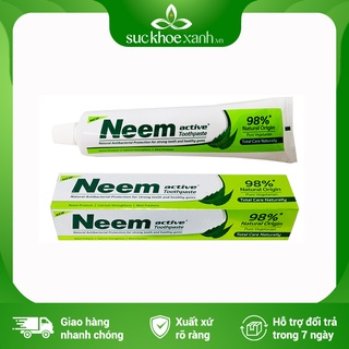 Kem đánh răng thảo dược Neem Active - 200g/tuýp - Nhập khẩu Ấn Độ chính hãng