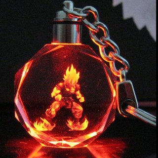 Móc Khóa Hình Dragon Ball Có Đèn LED