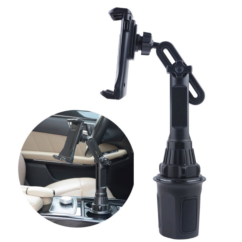 QUU 360 Degree Adjustable Car Cup Holder Stand Cradle Mount For  Universal