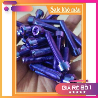 Ốc titan gr5 8li40 trụ gắn pas tăng sên âm và heo brembo