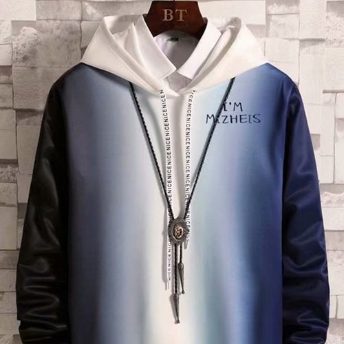 Fashion European and American style long-sleeve hoodie for men