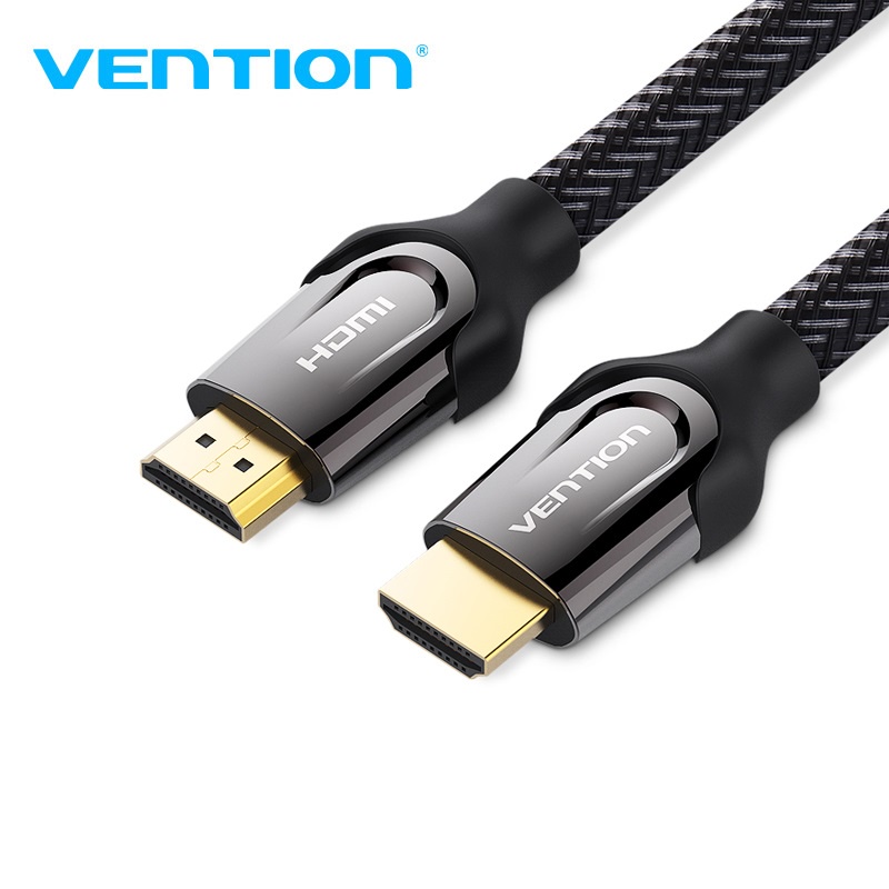 Cáp HDMI 2.0 Vention bọc lưới cao cấp hỗ trợ 3D, 4k tốc độ cao dài 15m