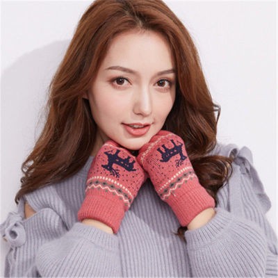 GT003 - Găng tay len nữ giá rẻ hàng Quảng Châu cao cấp