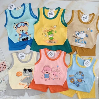 Bộ 3 lỗ thun lạnh cho bé trai bé gái B114