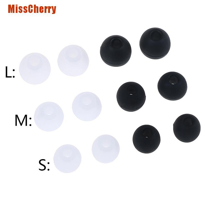 Set 6 cặp miếng đệm tai nghe nhét tai silicon size S + M + L)