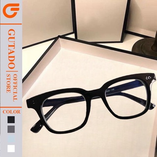 Kính Gọng Cận 💗 Mắt kính form vuông đính 2 chấm đen phong cách Hàn Quốc 53 chống tia UV kiểu dáng thời trang