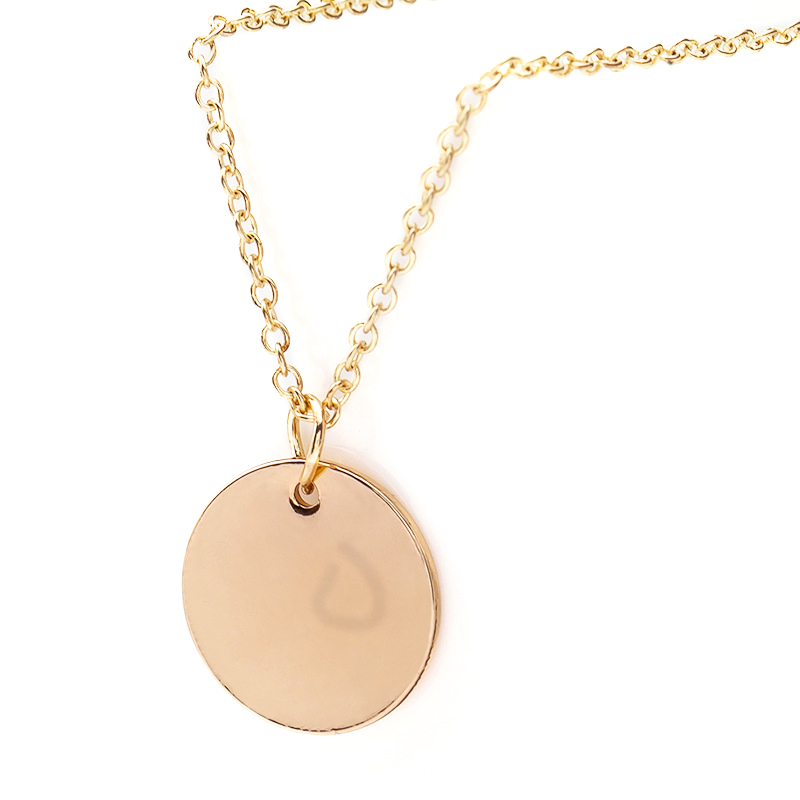 Dây Chuyền Mặt Tròn Thiết Kế Đơn Giản Thời Trang Cho Nữ