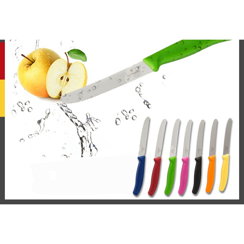 DAO BẾP VICTORINOX LƯỠI RĂNG CƯA 11 CM- ĐẦU TRÒN