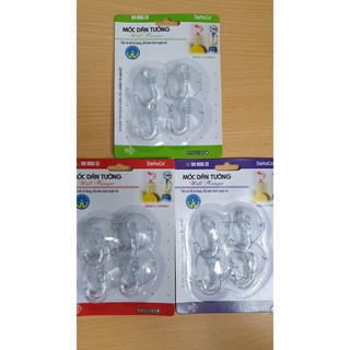 Combo 10 vỉ móc dán tường dahoco - vỉ 4 chiếc 0.8kg