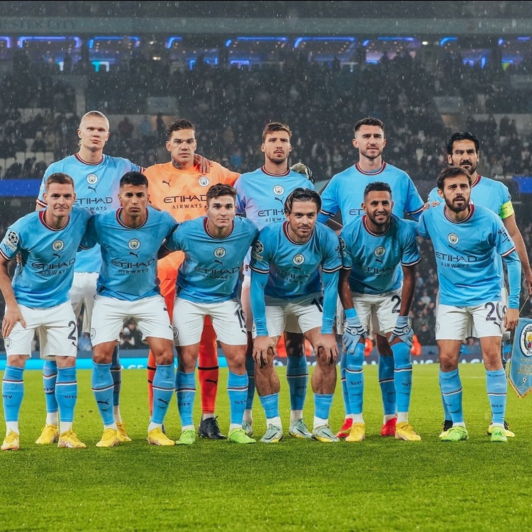 Set 30 STICKER hình dán MANCHESTER CITY mùa giải 2023 hình dán bóng đá, hình dán laptop