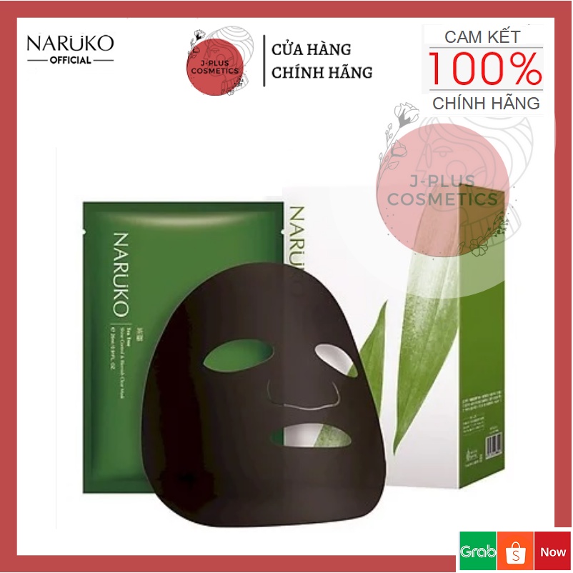 Hộp 8 Miếng Mặt Nạ Tràm Trà Naruko Tea Tree 26ml/m (Bản Đài)