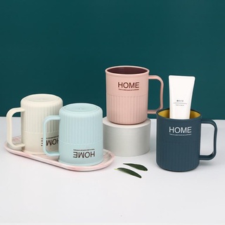 Cốc đánh răng có quai chữ home