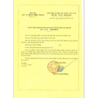 Pediababy Calcium Nano Kid bổ sung canxi giúp phát triển chiều cao, tăng sức đề kháng cho bé