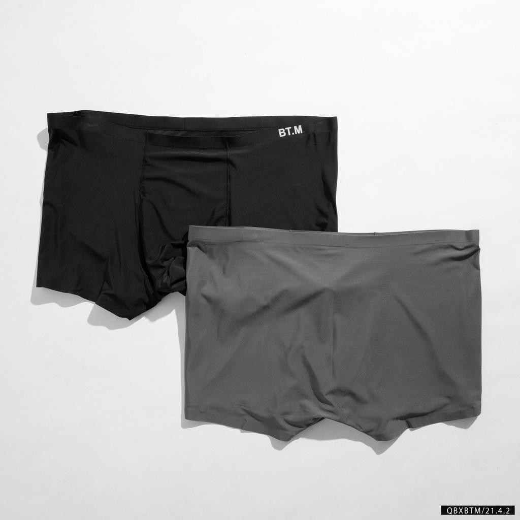 Quần lót boxer nam, quần sịp đùi nam chất liệu thun lụa sữa lạnh siêu mịn mát 2142