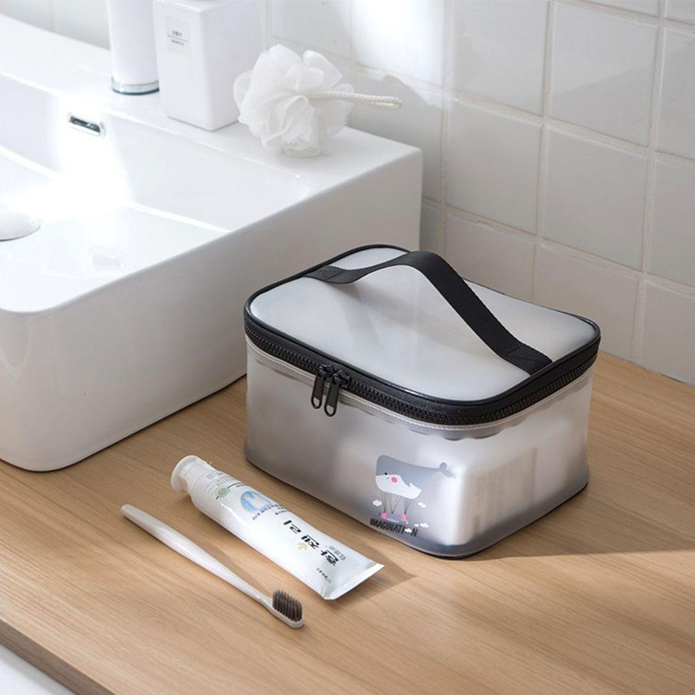 OCEANMAP Túi Đựng Mỹ Phẩm Trong Suốt Chống Thấm Nước Có Khóa Kéo Tiện Dụng Mang Theo Du Lịch