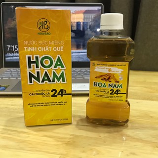 Nước súc miệng Cai thuốc Lá Hoa Nam