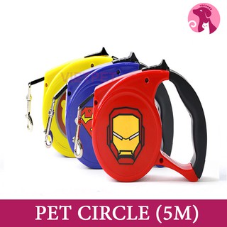 Dây dắt tự động cho chó mèo 5m - Dây dắt cuộn