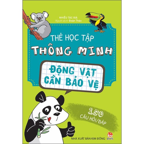 Sách - Thẻ học tập thông minh - Động vật cần bảo vệ