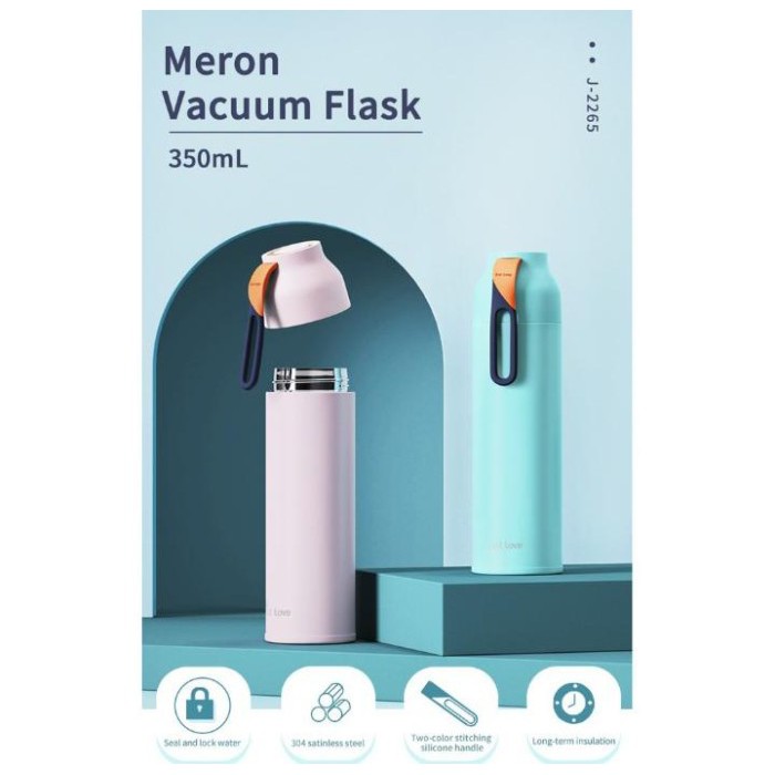 Thermos Bình Nước Giữ Nhiệt Xw J-2265 350ml 304 Flask. - Màu Đen