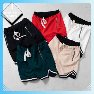 Quần short v dây kéo