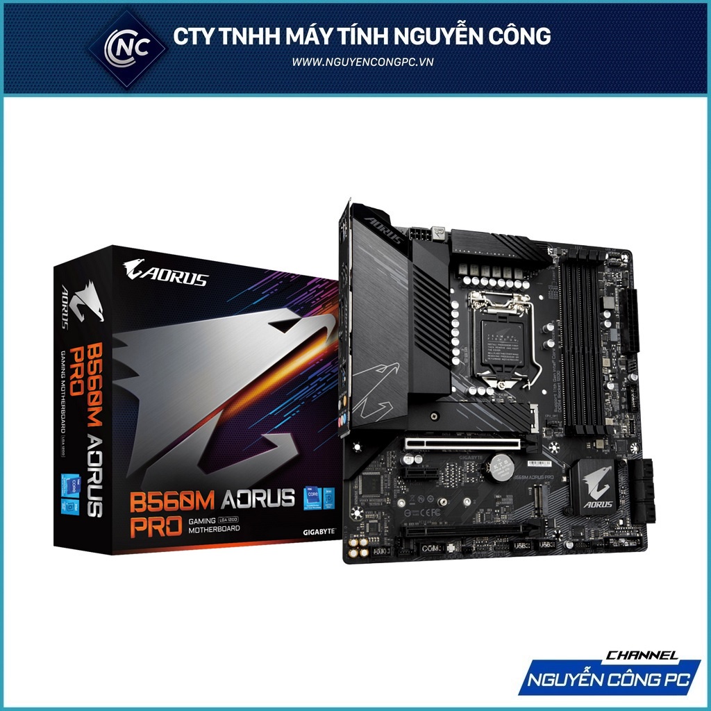 [Mã 254ELSALE giảm 7% đơn 300K] Bo mạch chủ gigabyte B560M Aorus Pro