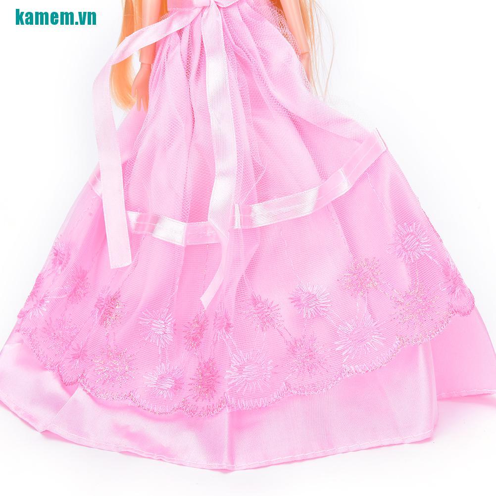 BARBIE Bộ Búp Bê Gia Đình 4 Người 1 Bố / 1 Mẹ / 2 Little Girl