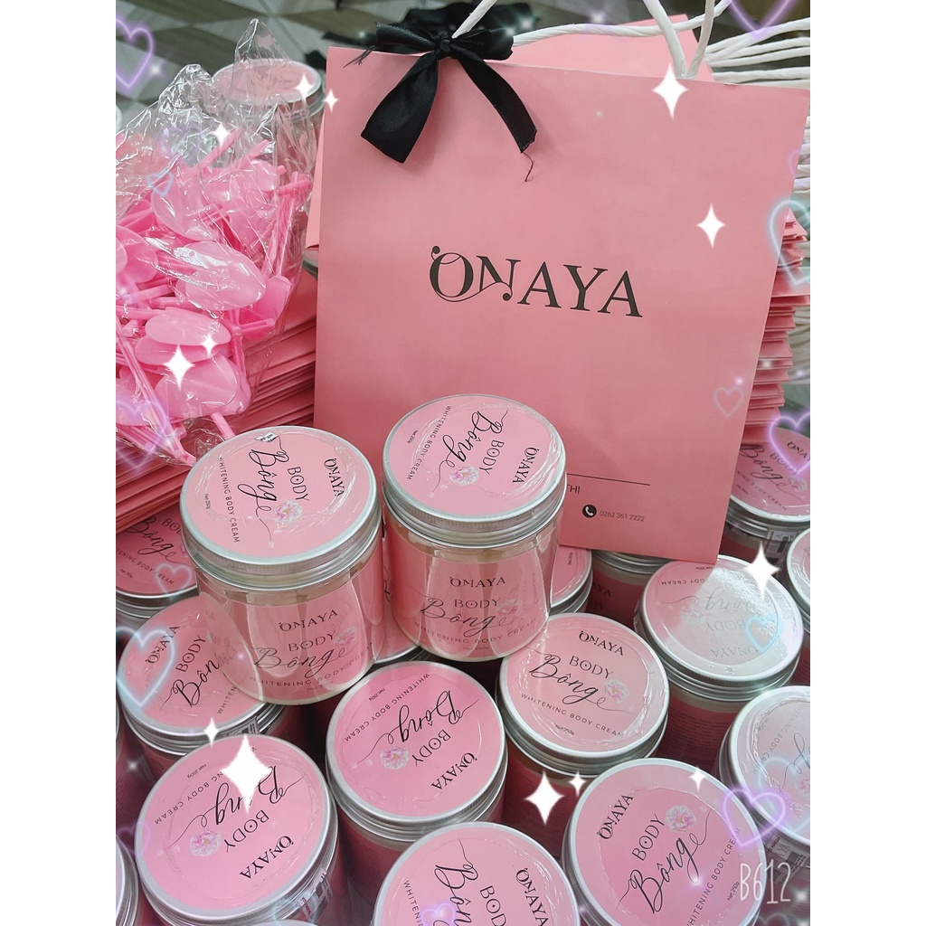 KEM BODY BÔNG ONAYA WHITENING BODY CREAM 250GR