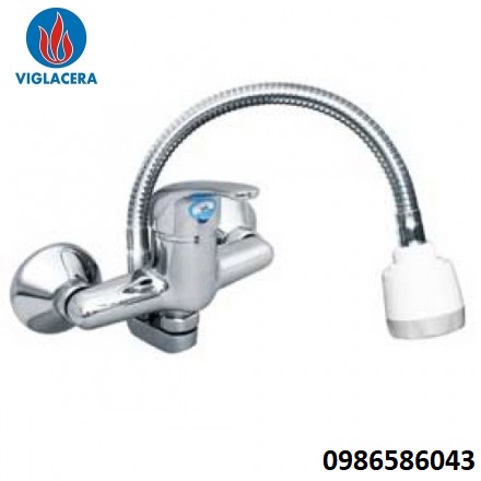 Vòi Bếp Viglacera VG712 (VG712M) Nóng Lạnh Gắn Tường