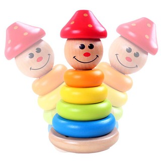 Đồ chơi gỗ tháp chú hề Vivitoys