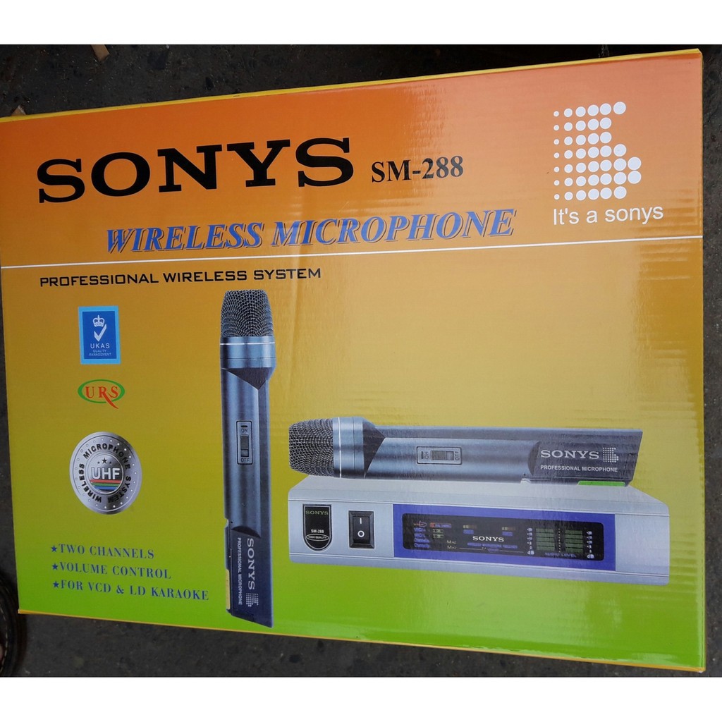 MICRO SONYS SM 288 KARAOKE KO DÂY- ÂM THANH CỰC HAY