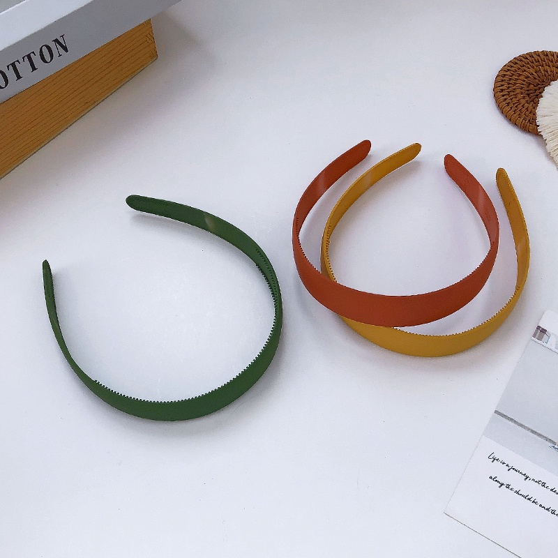 Cài tóc bản rộng phong cách Hàn Quốc màu sắc xinh xắn thời trang