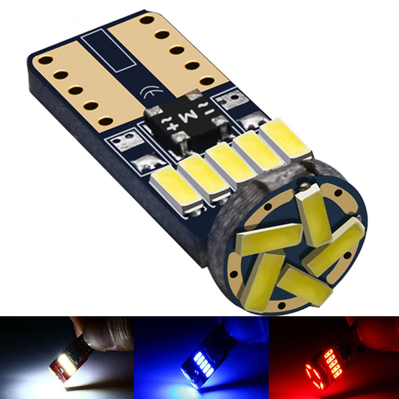 Đèn Led T10 15 Smd 4014 Siêu Sáng Cho Xe Hơi