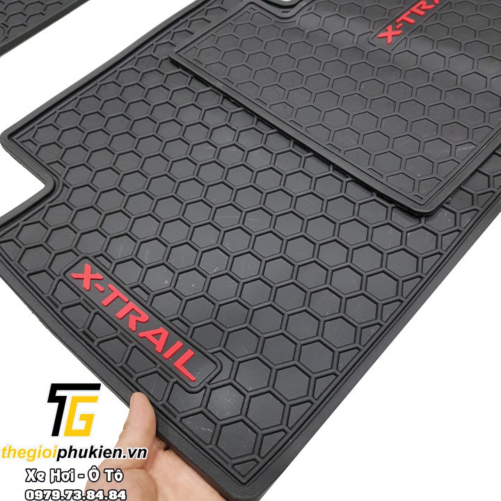 Thảm sàn, lót sàn cao su 3D Cao cấp cho Nissan X-Trail, Xtrail