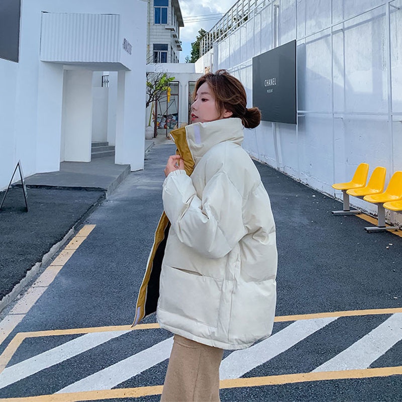 Áo khoác phao dáng rộng phong cách Hàn Quốc mới cho nữ