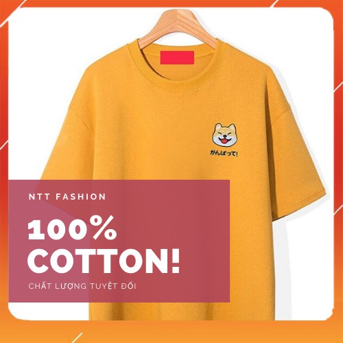 ck Áo thun Cotton 100% Nhật ✅CHÍNH HÃNG✅ Áo thun tay ngắn Nhật Shiba 100% Cotton cao cấp unisex nam nữ