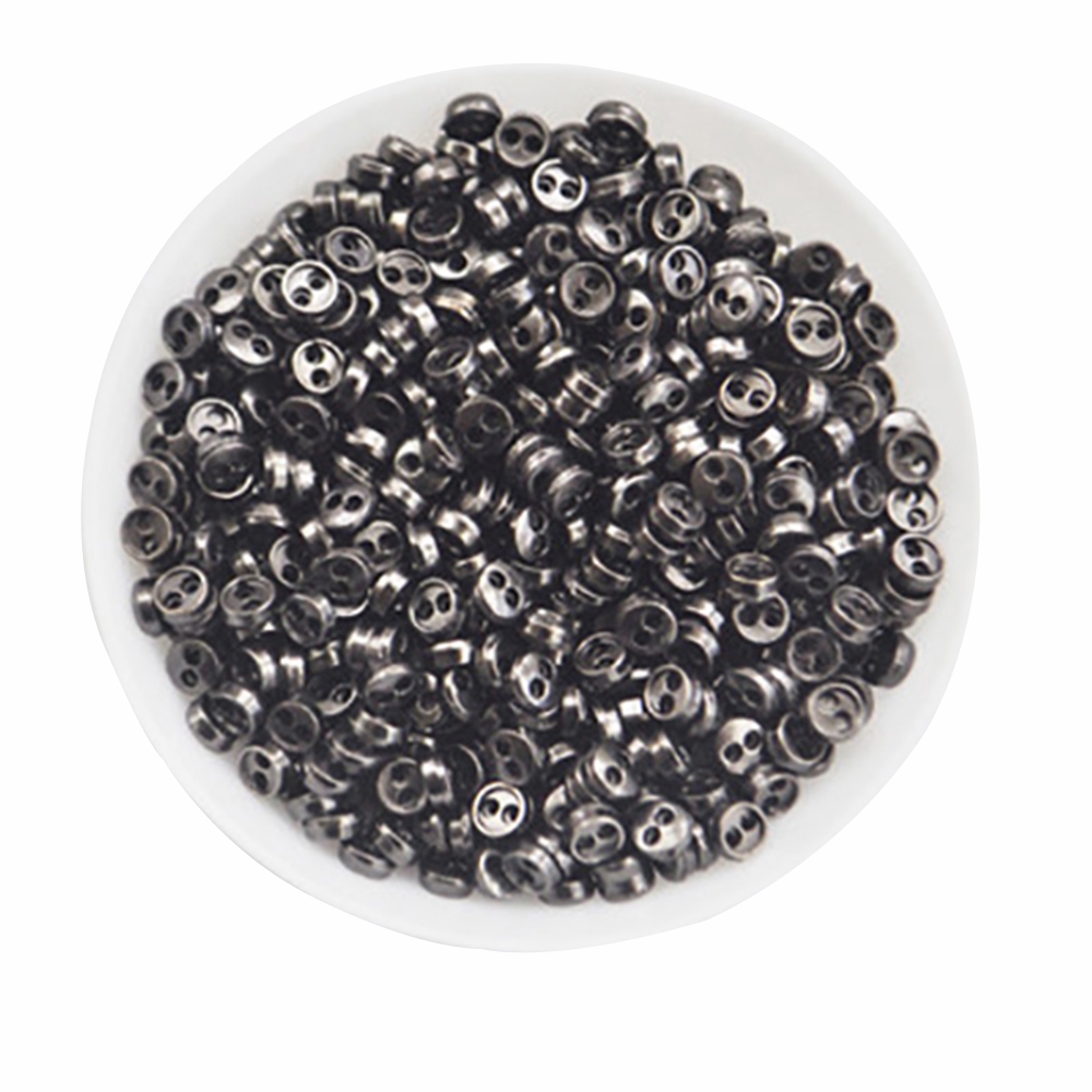 50 Nút kim loại 3/4/5/6mm trang trí quần áo búp bê