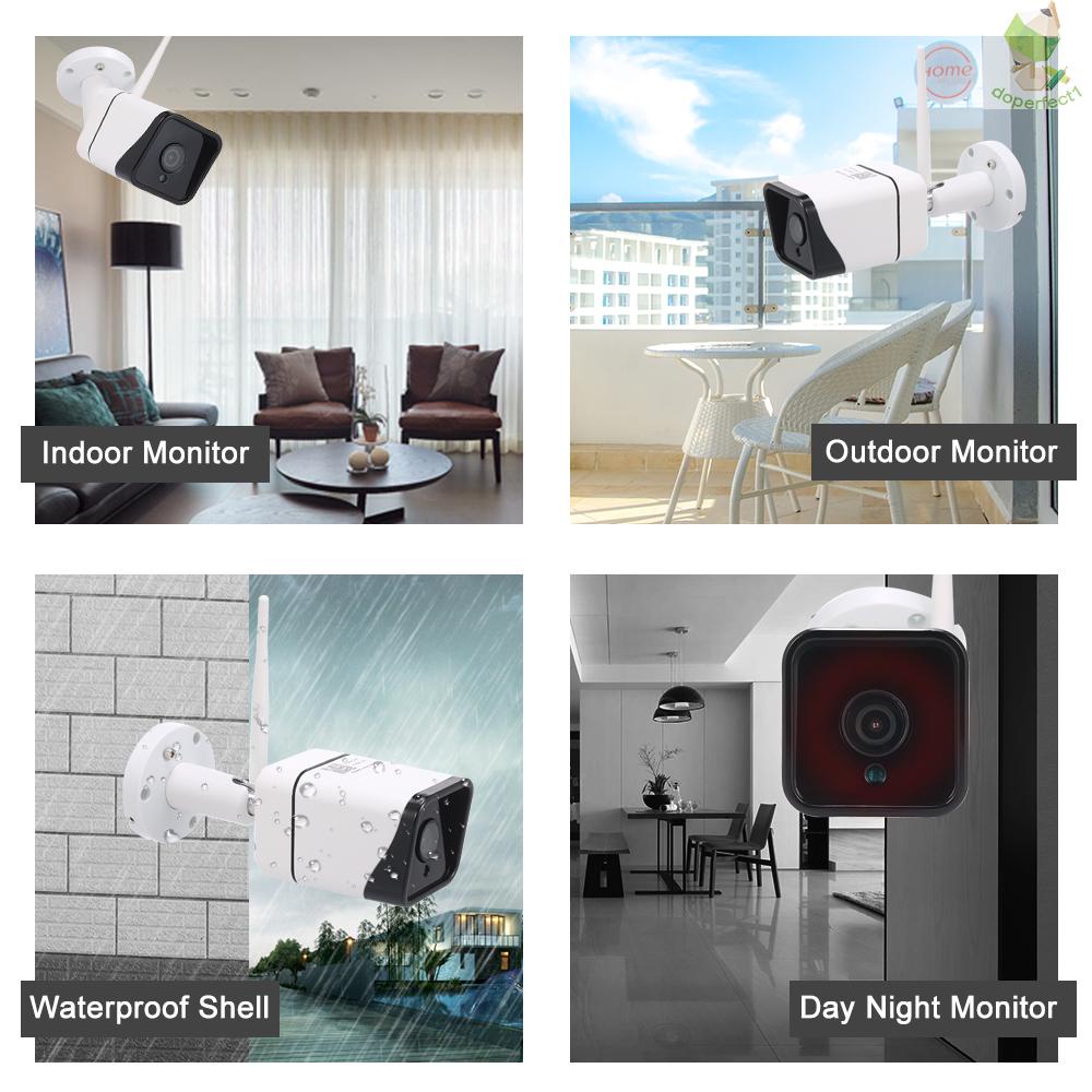3.0MP Wireless WIFI HD IP Camera 3.6mm 1/2.7" CMOS H.265 P2P Onvif 36pcs IR Lamps Night View IR-CUT Motion Detection Phone APP Control Indoor/Outdoor Waterproof Home Security
