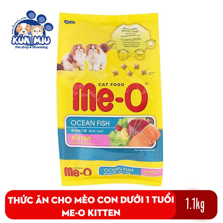 Thức ăn cho mèo con dưới 1 tuổi Me-O Kitten 1.1kg