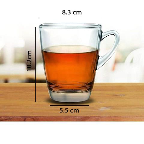 Cốc thủy tinh UG343 340ml 6 cái uông trà