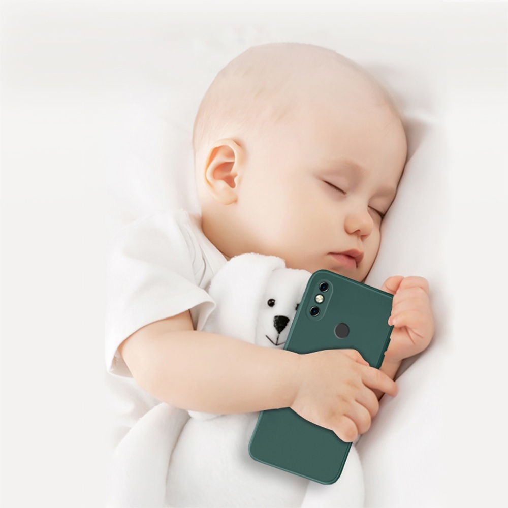Ốp điện thoại silicon dẻo dáng vuông dễ thương bảo vệ camera dành cho Xiaomi Mi Mix 2 2s 3 A2 A3