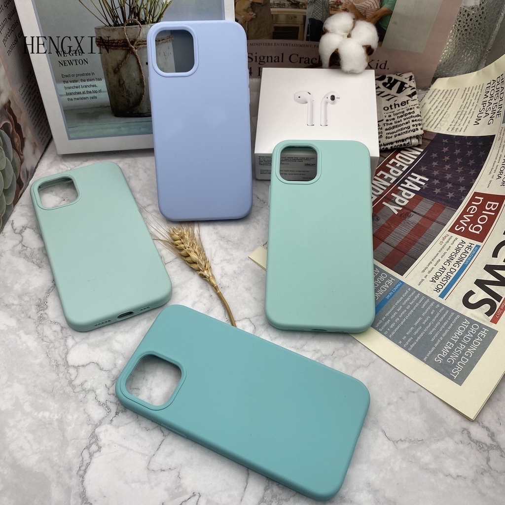 Ốp điện thoại silicone nhiều màu thích hợp cho IP 6 6s 7 8 7p 8p x xs xsmax 11 11promax 12 12pro 12promax 13 13pro max