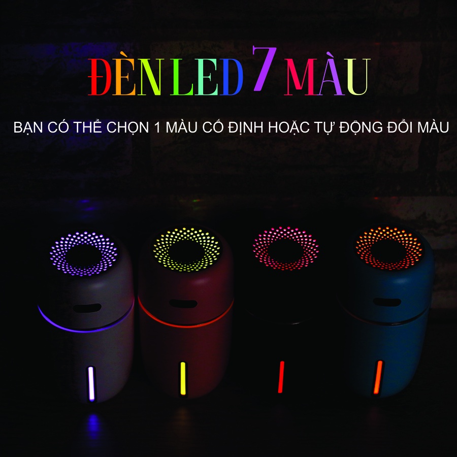 Máy Xông Tinh Dầu Oto Xe Hơi Khử Mùi Diệt Khuẩn Chống Say Xe