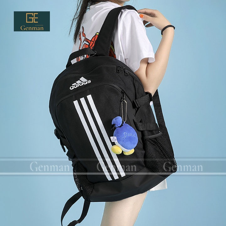 [HOT] Balo Adidas Đi Học Nam Nữ, Thiết Kế 3 Sọc Tinh Tế, Phong Cách Hàn Quốc